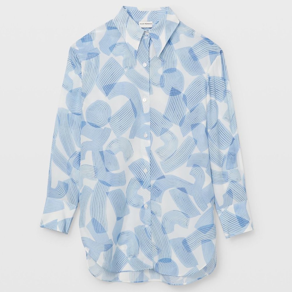 Club Monaco Silk Blouse (NWT)